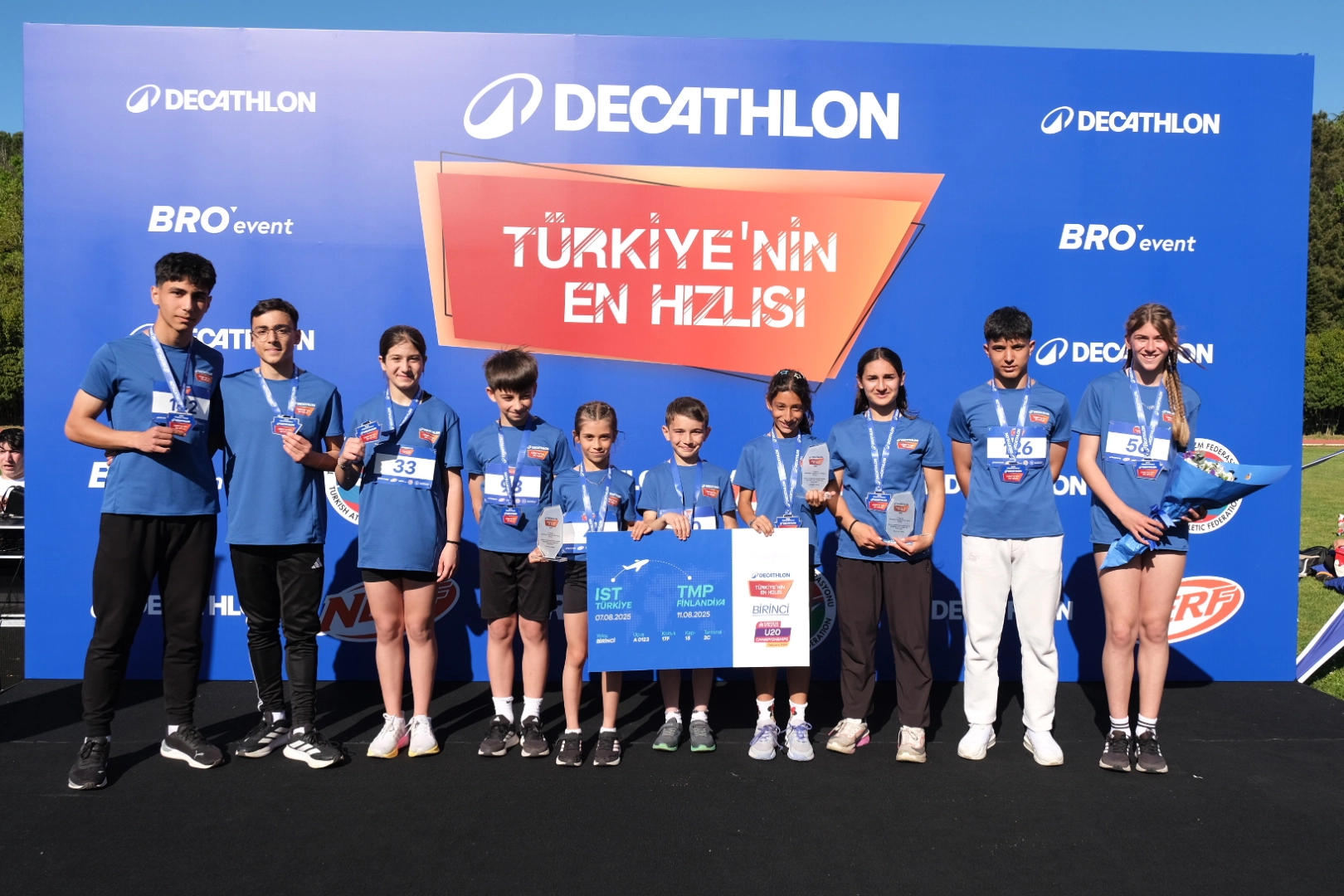 81 ilin en hızlı koşucuları belli oldu