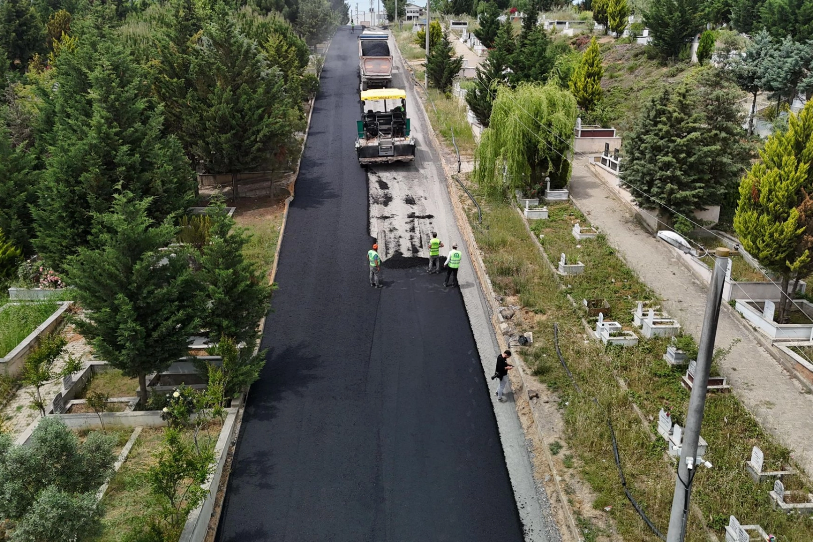 Kocaeli Gebze'de belediyeden bayram öncesi yoğun mesai