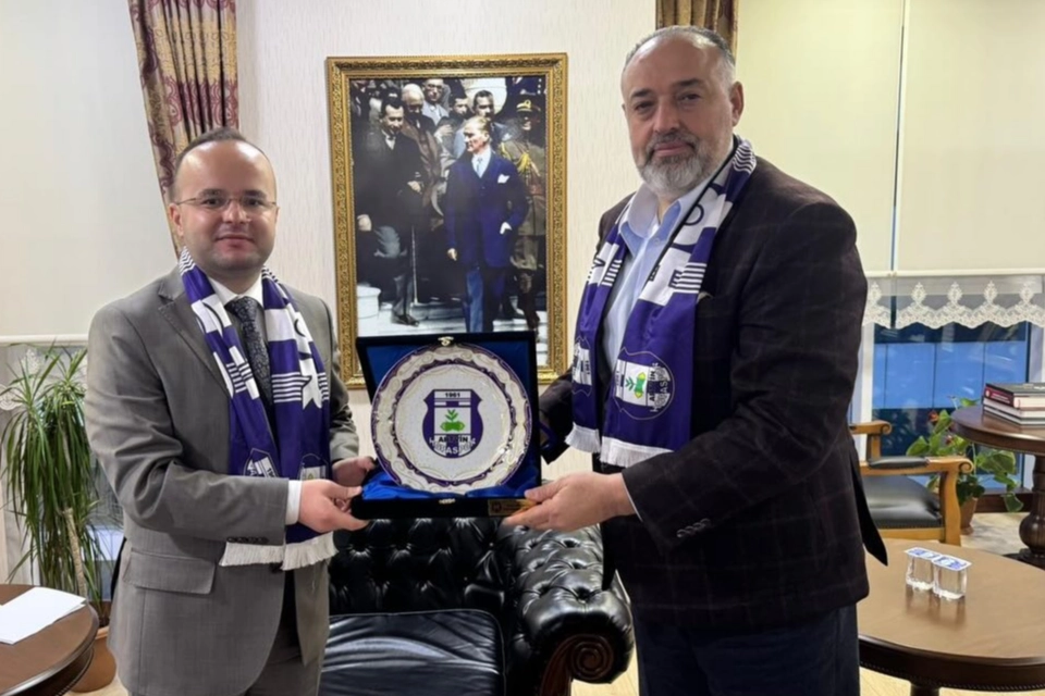 Artvin Hopaspor'dan Kaymakam Arslantürk’e ziyaret