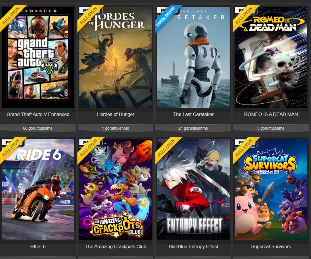 Aksiyon oyunları indir