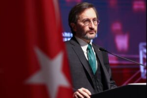 Cumhurbaşkanlığı İletişim Başkanı Fahrettin Altun, İsveç’in başkenti Stockholm’da terör örgütü