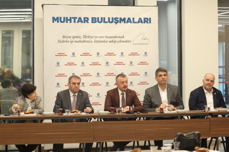 “Muhtar Buluşmaları” kapsamında 12 ilçenin 472 muhtarıyla bir araya gelerek