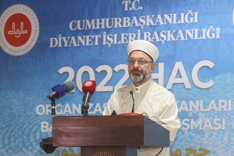 Diyanet İşleri Başkanı Ali Erbaş, bu yıl hac için kesin