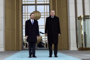 Cumhurbaşkanı Recep Tayyip Erdoğan, İsrail Cumhurbaşkanı Isaac Herzog ile telefonda