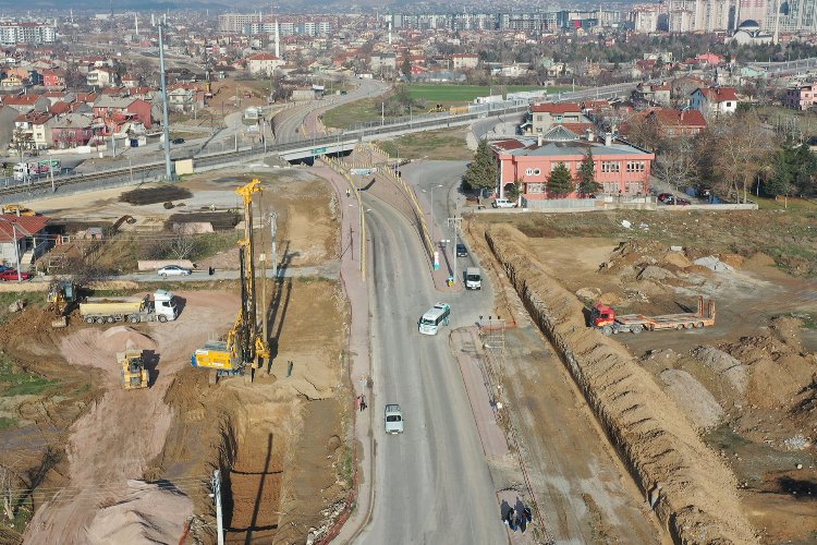 YHT hattındaki Taşköprü Altgeçidinde standartlara uygun düzenleme çalışmaları başladı. KONYA