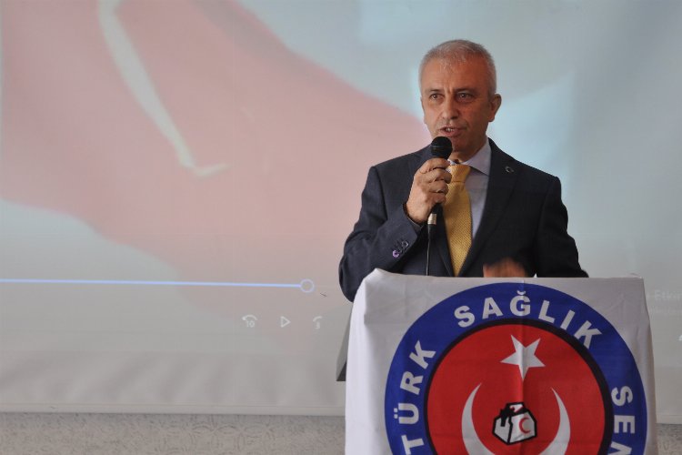 Türk Sağlık Sen Kocaeli Şube Başkanı Ömer Çeker, 14 Mart