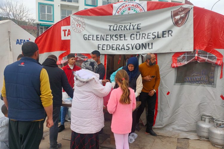 Türkiye Geleneksel Güreşler Federasyonu 6 Şubat’ta gerçekleşen asrın felaketinin ardından