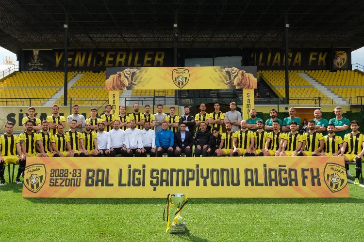 Bölgesel Amatör Ligi’nde şampiyon olarak adını 3.Lige yazdıran Aliağaspor FK,