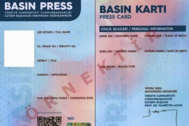 İletişim Başkanlığı tarafından basın mensuplarına verilen basın kartlarıyla ilgili yönetmelik