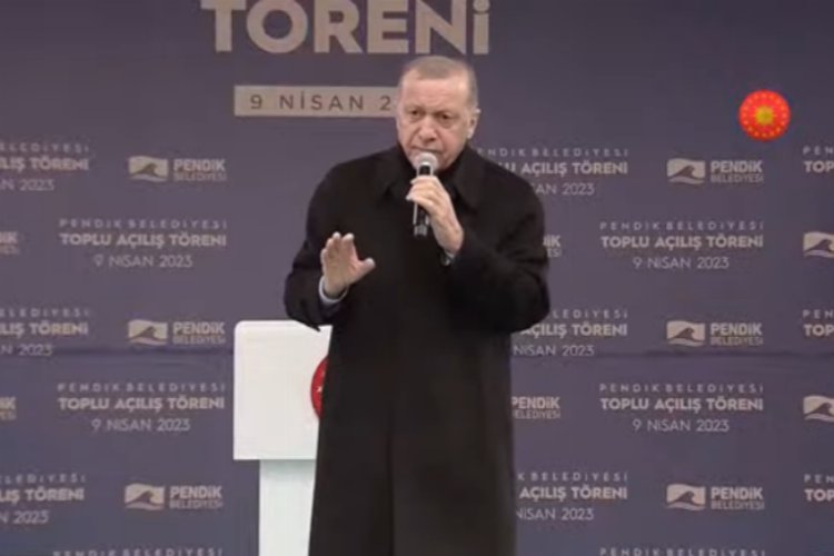 Cumhurbaşkanı Recep Tayyip Erdoğan, İstanbul Pendik’teki toplu açılış töreninde yaptığı