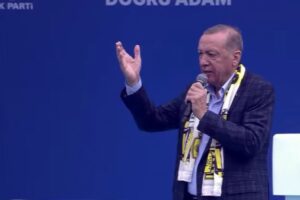 AK Parti’nin Ankara mitinginde konuşan Cumhurbaşkanı Erdoğan, Millet İttifakı’na tepki