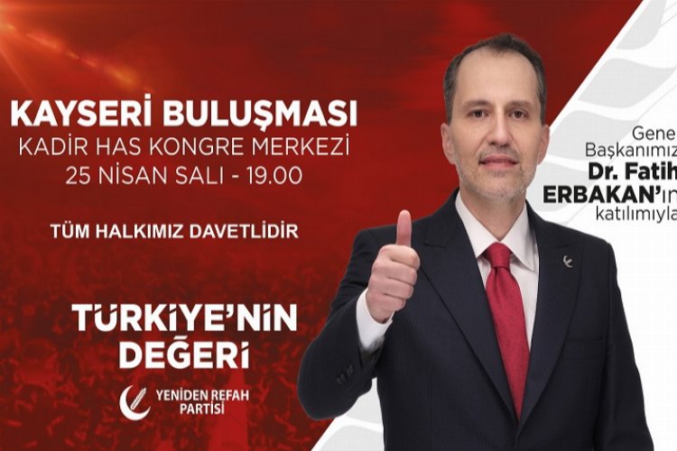 Yeniden Refah Partisi Genel Başkanı Dr. Fatih Erbakan, il buluşmaları