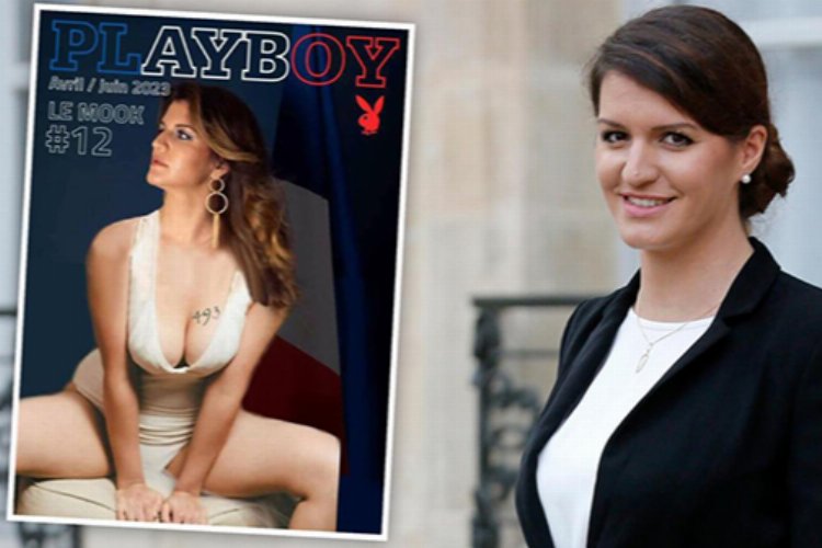 Fransa’da bakan Marlene Schiappa’nın erotik pozları Playboy dergisinin bu ayki