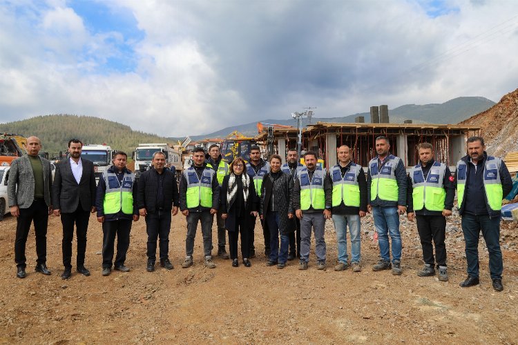 Gaziantep Büyükşehir Belediye Başkanı Fatma Şahin, Nurdağı İlçesi Belpınar’da yapımı