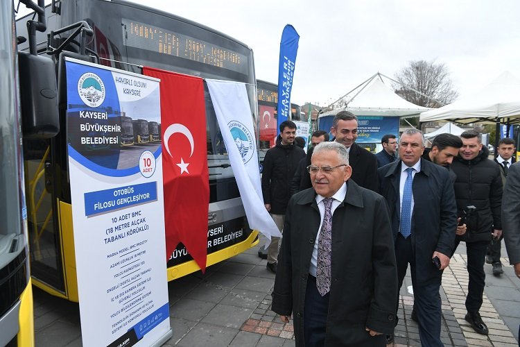 Kayseri Büyükşehir Belediyesi’nin ulaşım konforunu arttırmak amacıyla Kayseri Ulaşım A.Ş.