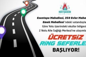 Nevşehir Belediyesi tarafından, Esentepe Mahallesi, 350 Evler Mahallesi ve Emek