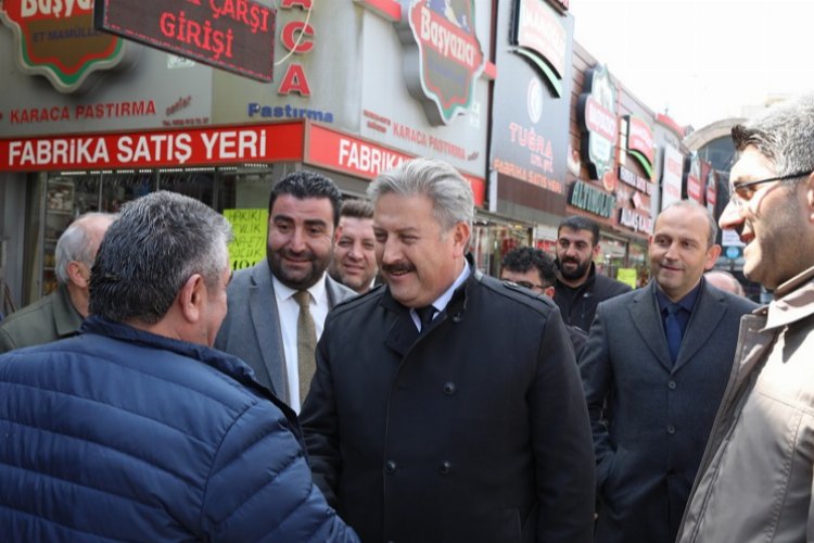 Kayseri Melikgazi Belediye Başkanı Dr. Mustafa Palancıoğlu, Cumhuriyet Mahallesi pastırmacılar