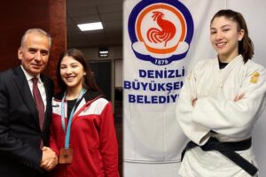 Denizli Büyükşehir Belediyespor Judo Takımı sporcusu Sıla Şahbal, 7-8 Nisan’da