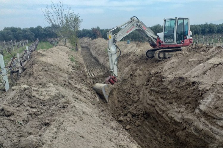 MASKİ Genel Müdürlüğü, Saruhanlı ilçesine bağlı Çerkezosmaniye mahallesinde 1,5 kilometrelik