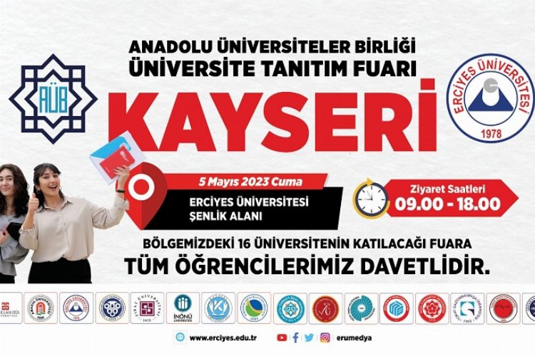 Anadolu Üniversiteler Birliği (AÜB) Üniversite Tanıtım ve Tercih Fuarı, Erciyes