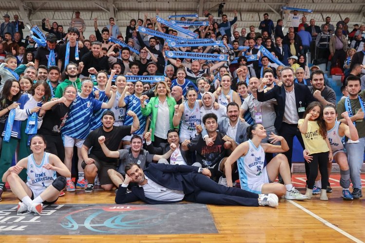 İzmit Belediyespor Kadın Basketbol Takımı, final serisinin son maçında 22