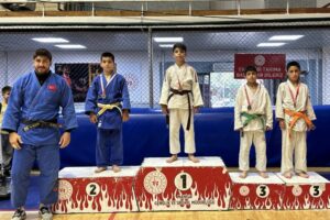 Manisa Büyükşehir Belediyespor’un minik judocuları Manisa Judo İl Temsilciliği tarafından