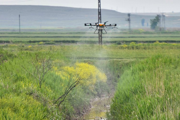 Ankara Büyükşehir Belediyesi, vektörle mücadele ve tarımsal gübreleme uygulamalarında drone