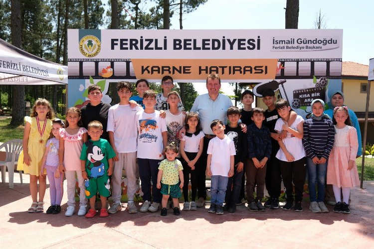 Ferizli Belediyesi, çocukların karne tatiline girmesiyle birlikte özel bir etkinlik düzenleyerek