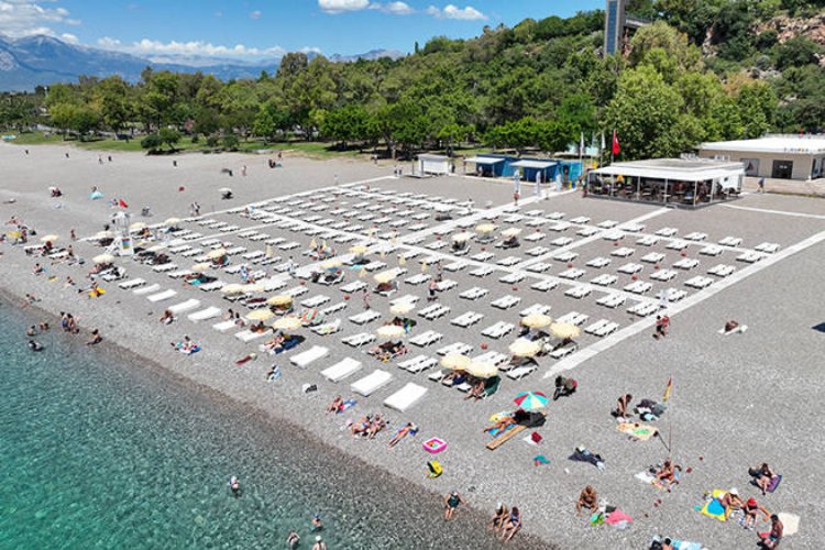 Antalya Büyükşehir Belediyesi’nin dünyaca ünlü Konyaaltı sahilinde hizmet veren Ekdağ