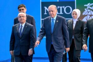 Cumhurbaşkanı Recep Tayyip Erdoğan, Litvanya’nın başkenti Vilnius’ta düzenlenen NATO Devlet