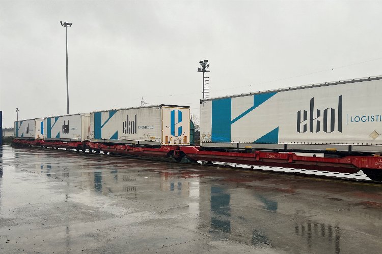 Rail Cargo iş birliğinde blok tren taşımacılığı ile Anadolu yakasından