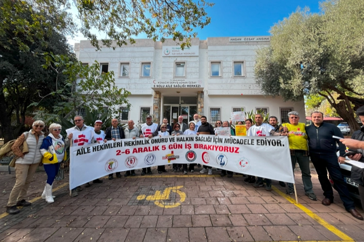 Muğla’nın Bodrum ilçesinde sağlık çalışanları Aile Hekimliği Sözleşme ve Ödeme