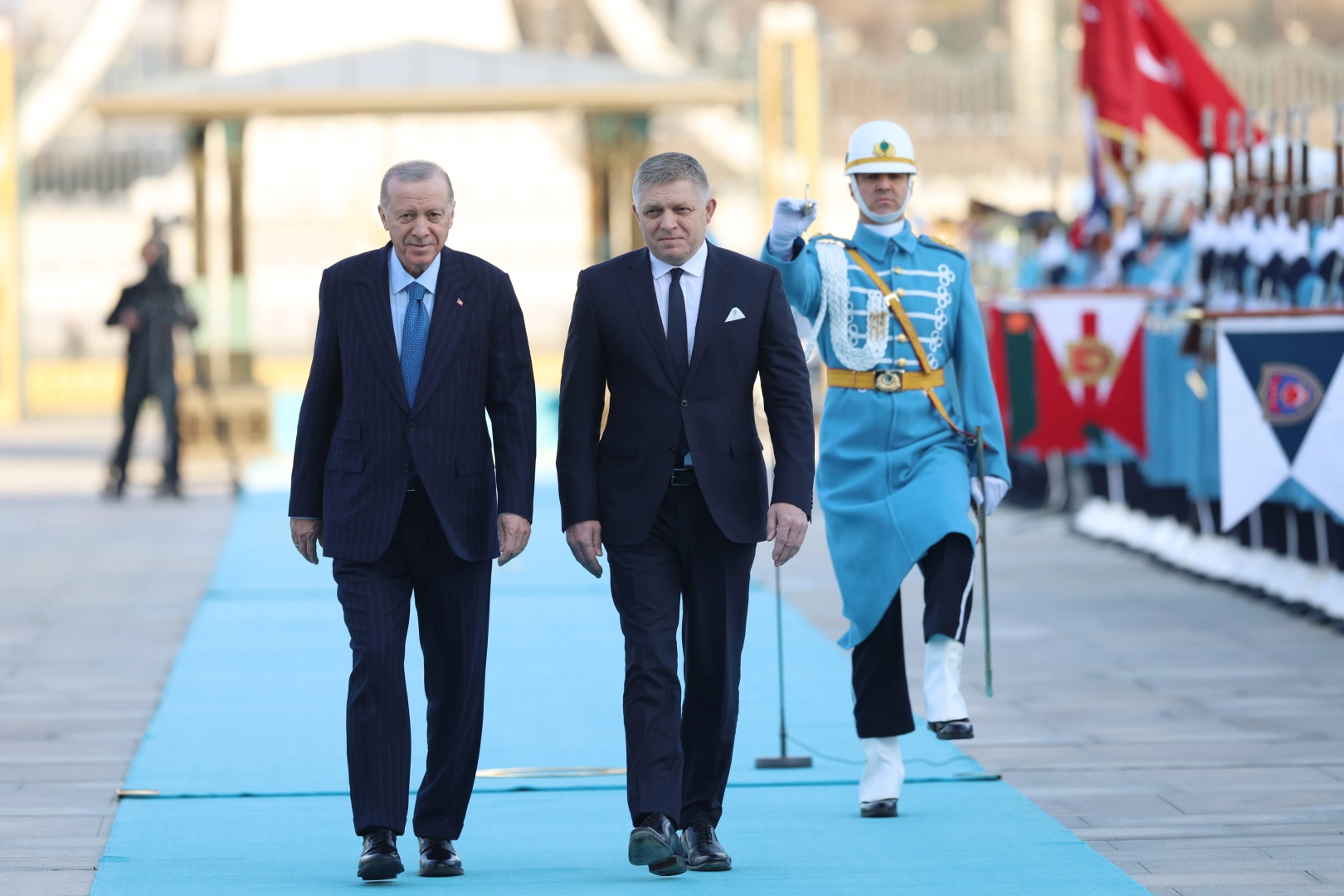 Cumhurbaşkanı Recep Tayyip Erdoğan, Türkiye’ye resmi ziyarette bulunan Slovakya Başbakanı