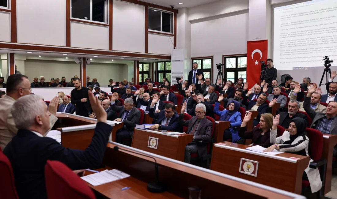 Sakarya Büyükşehir Belediyesi Mart Ayı Olağan Meclisi’nde 60 madde karara