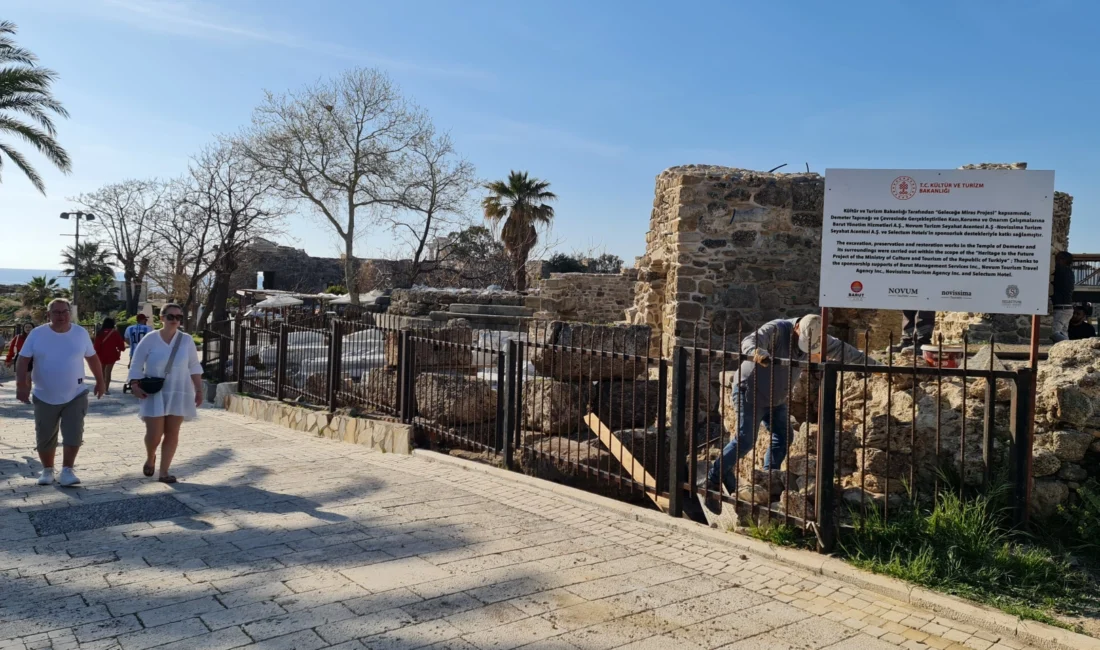 Antalya’da Side Liman Kutsal Alanı hamam yapısının kazı ve onarımı